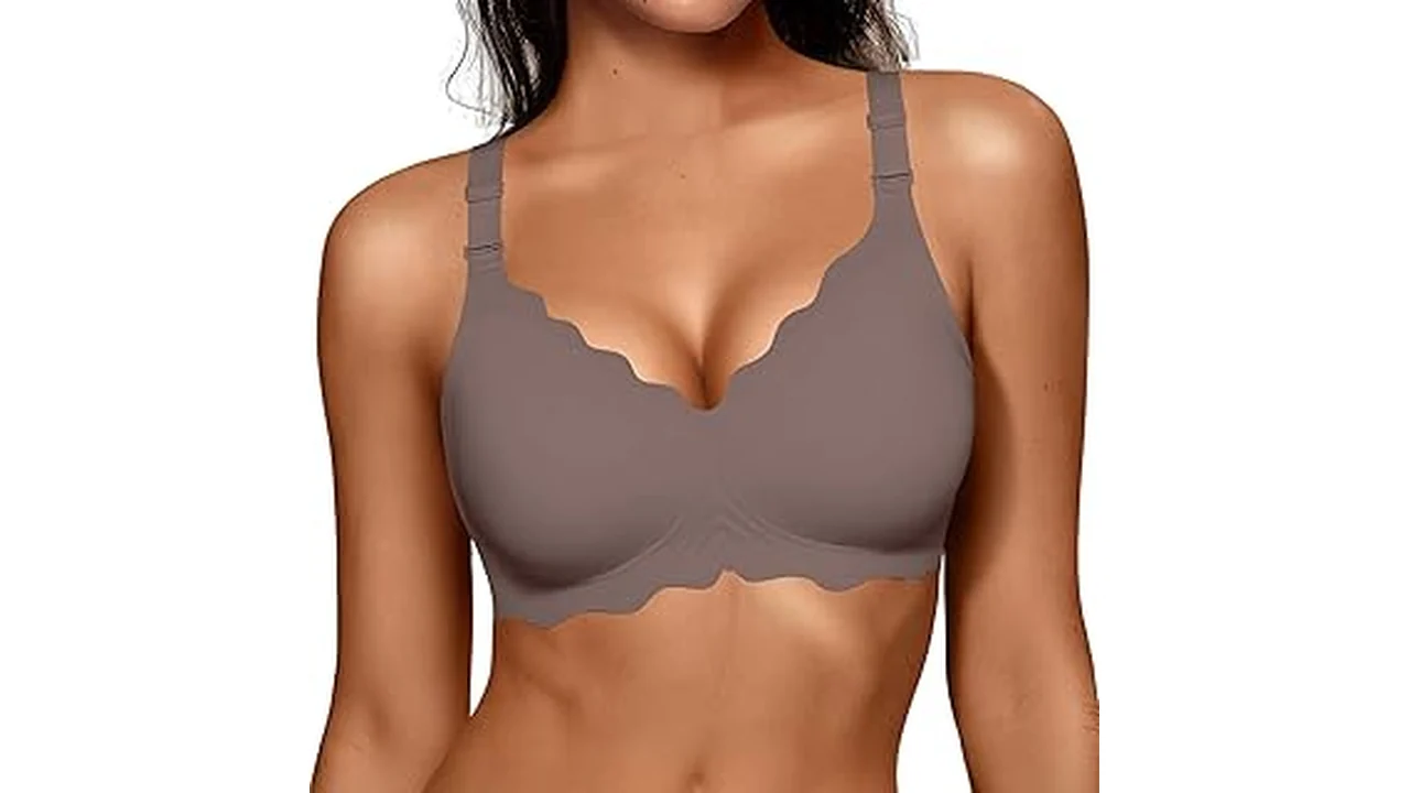 The image shows comfortable, supportive bras designed for excellent back fat coverage and smooth silhouettes.