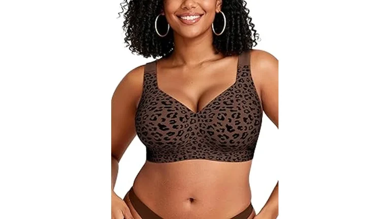 The image shows a variety of comfortable and supportive bras designed to prevent side spillage.