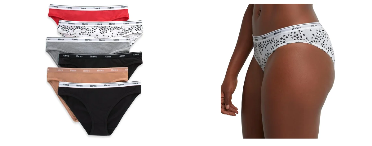 Hanes Women's Originals Bikini Panties images