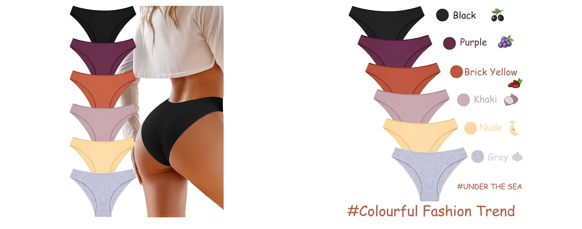 UNDER THE SEA Cotton Underwear for Women images