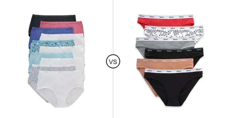 Comparison of Hanes Women's Underwear Pack and Hanes Women's Originals Bikini Panties