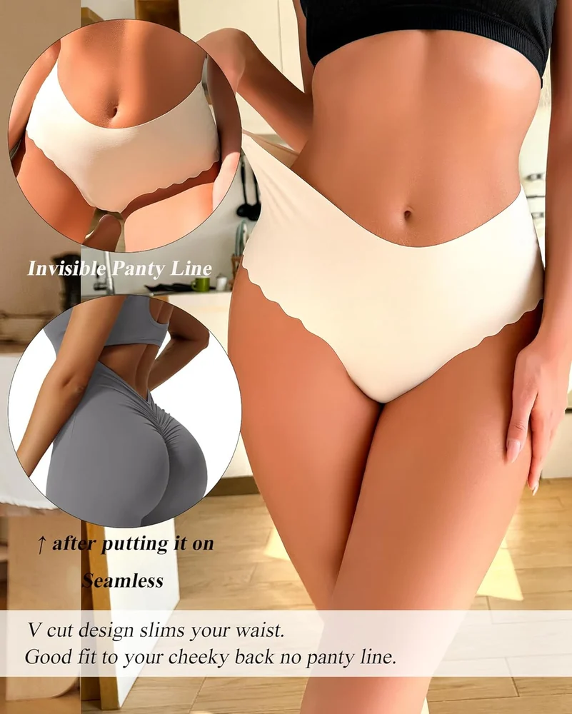 Sth Big High Waisted Seamless Underwear for