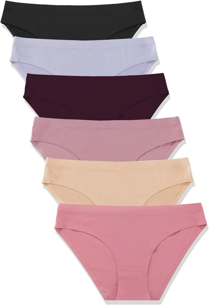 Seamless Underwear for Women No Show Hipster