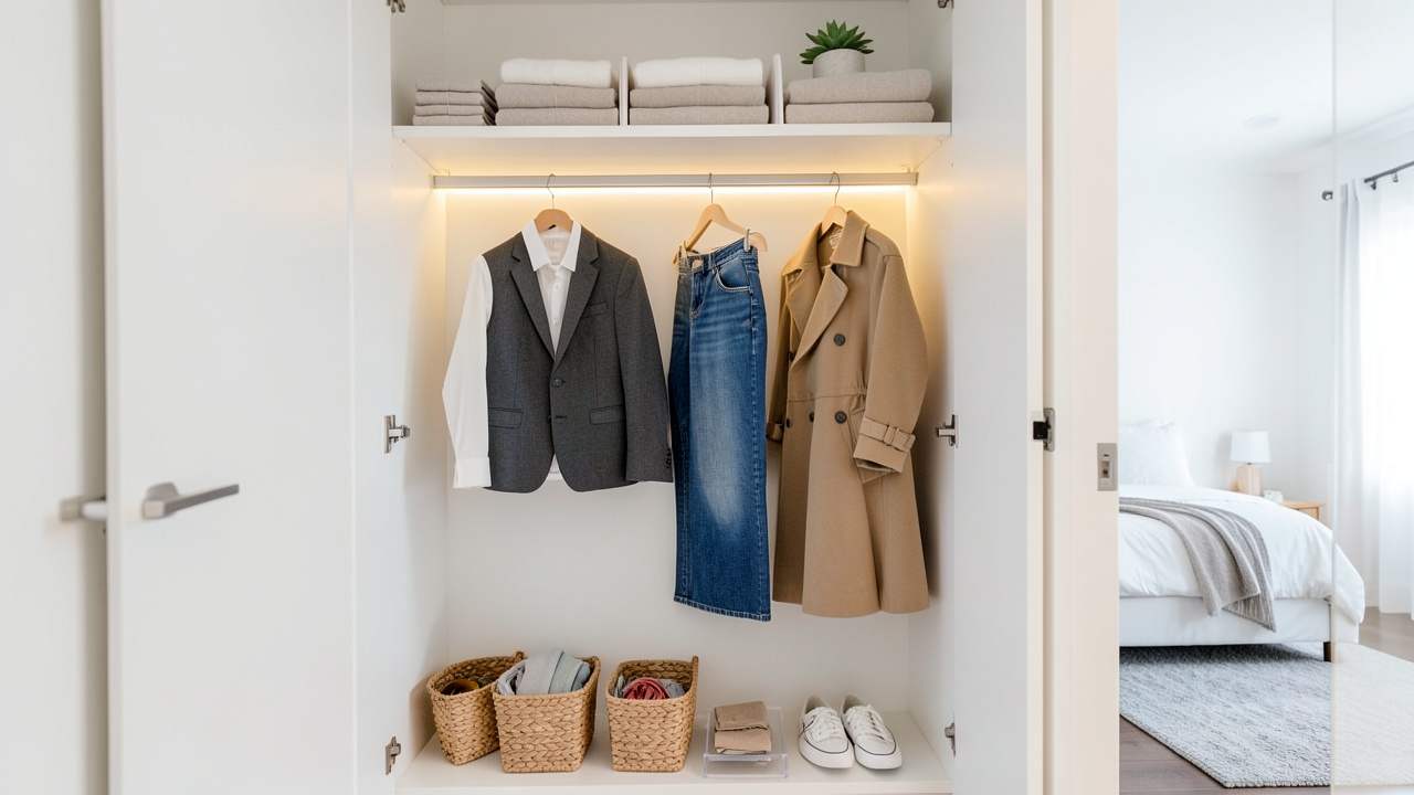 How to Organize a Small Closet Space