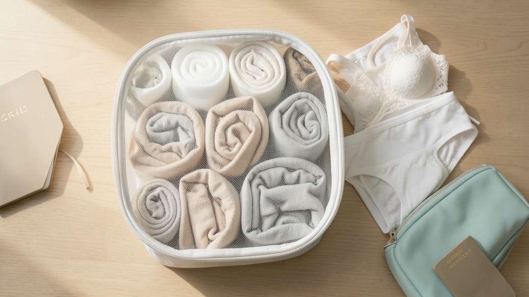 How to Pack Innerwear in Vacation Packing Cubes
