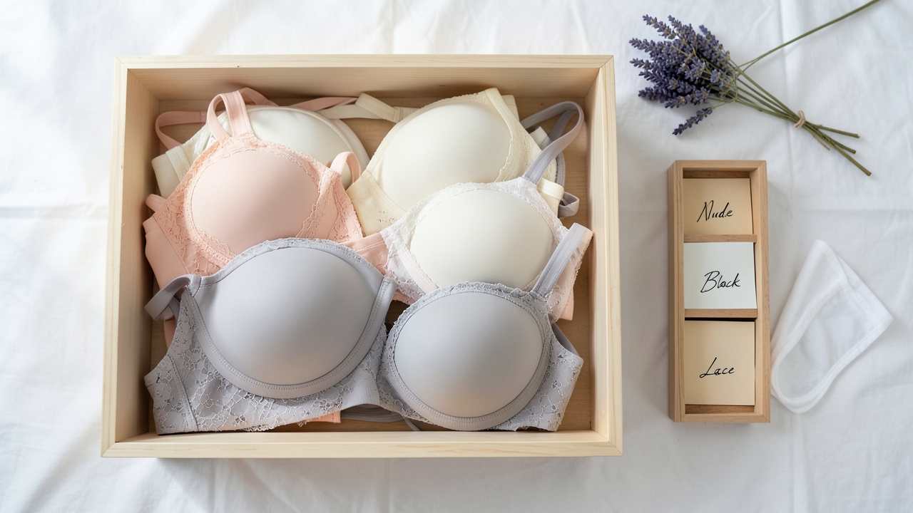 Step-by-Step Process to Store Bras and Keep Shape