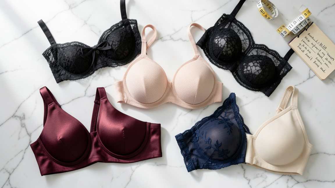 Types of Underwire Bra Cups