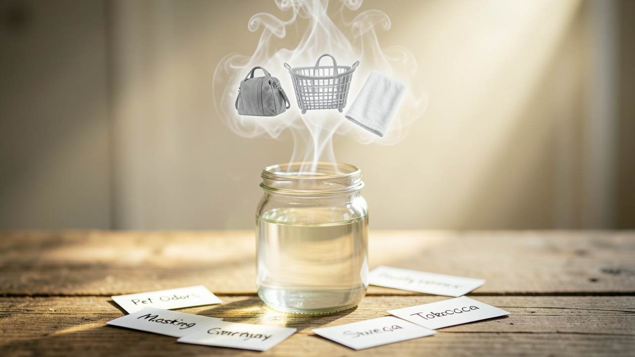 What Types of Odors Can a Vinegar Rinse Remove?