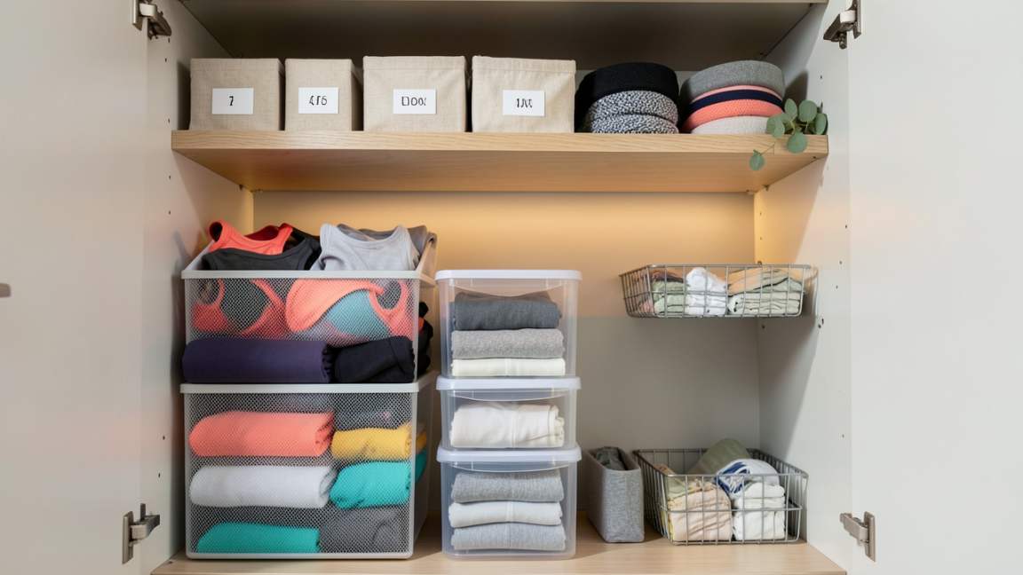 What You Need for Active Innerwear Storage